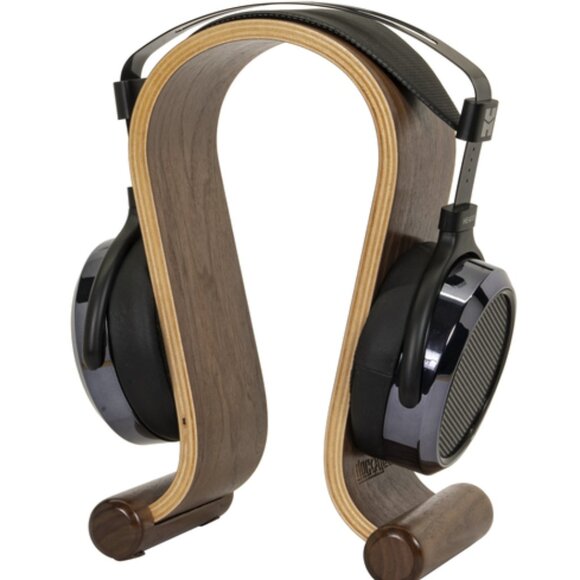 Wooden Headphone Stand Display Tabletop Holder for Headsets (Deco Gear) - Picture 7 of 13